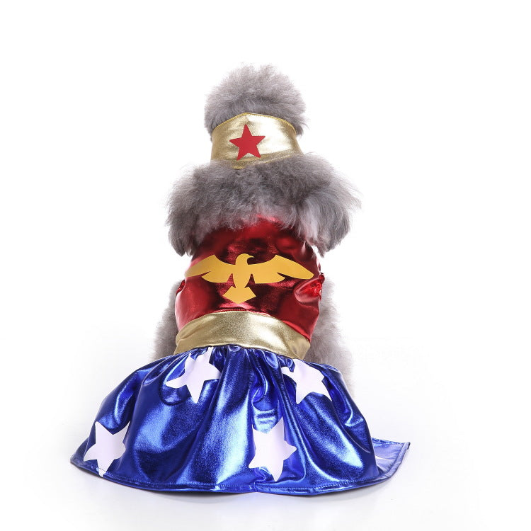Pet clothing, funny dog clothing, Independence Day holiday outfit