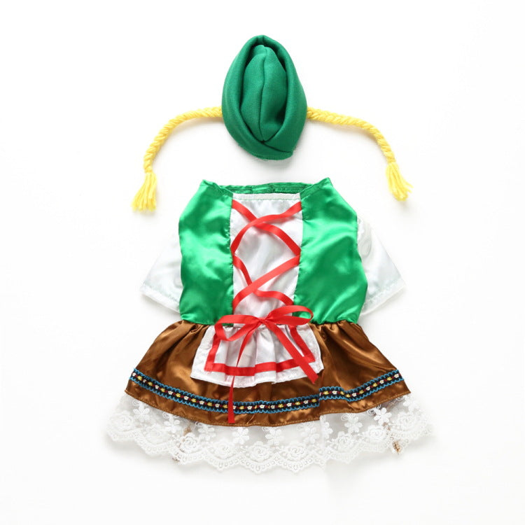 Pet clothing, funny dog clothing, Independence Day holiday outfit