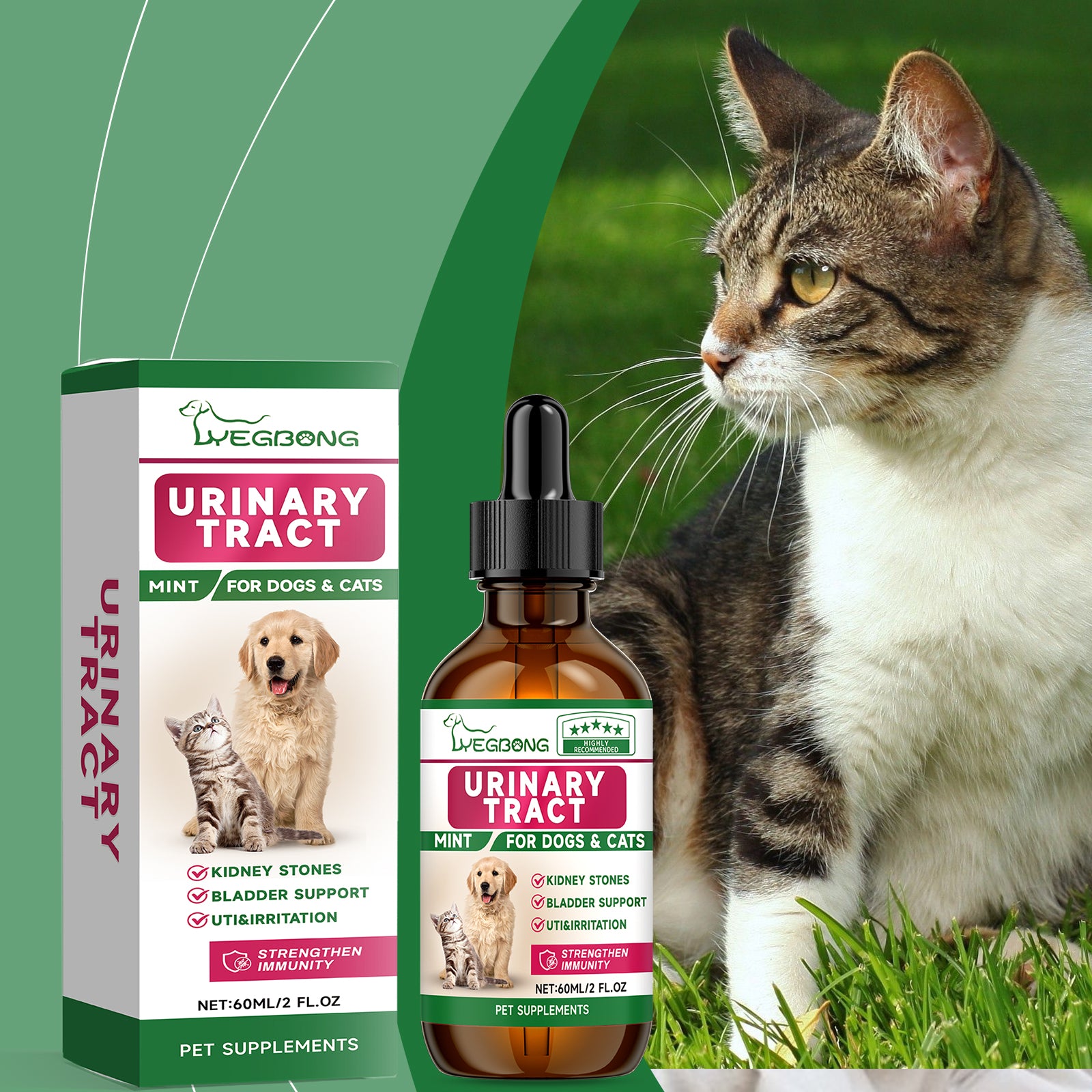 Yegbong Pet Care Supplement to Enhance Pet Health Gentle Ingredient Care Supplement