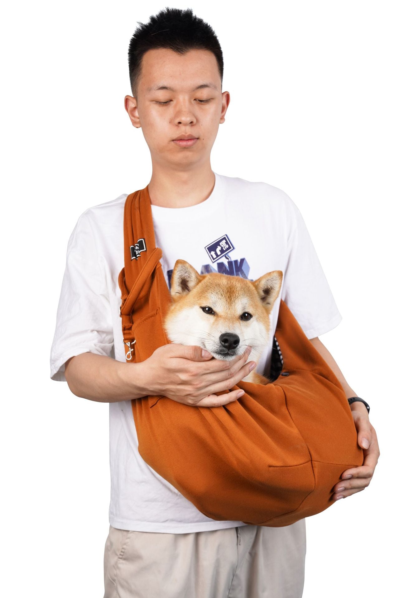 Crossbody breathable dog folding pet bag large-capacity pet supplies wholesale cross-border special for going out portable cat bag