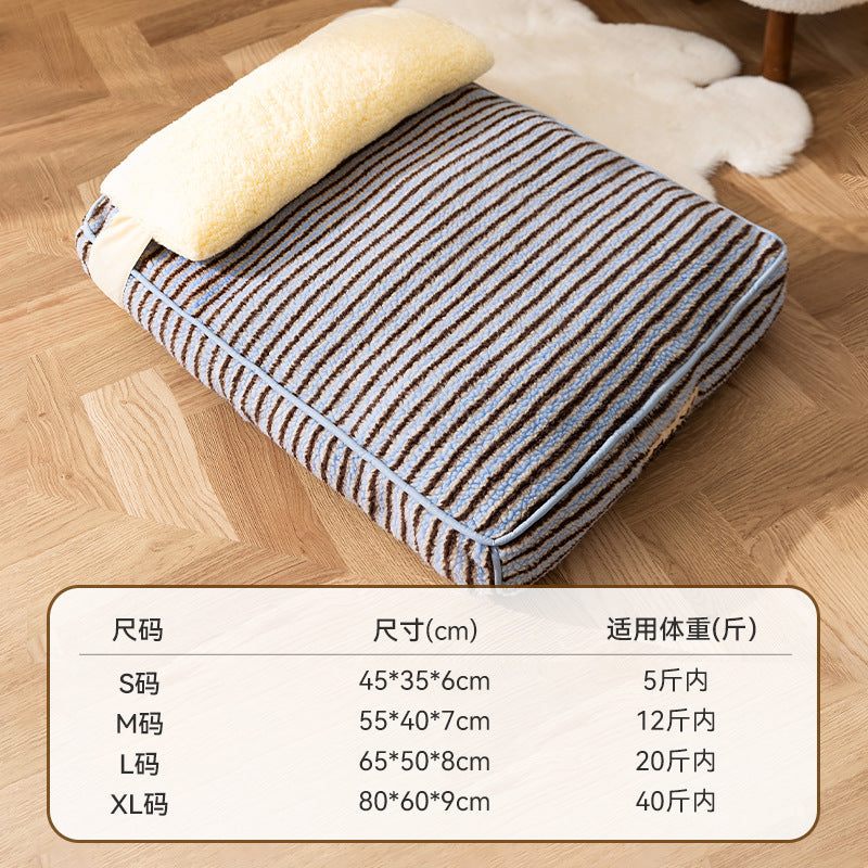 Cat nest autumn and winter round nest knitted tent nest thickened warm yurt Christmas cat house cross-border kennel pet nest