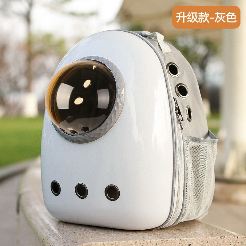 Portable cat bag Transparent outing bag Crossbody pet bag Cat handbag Pet backpack