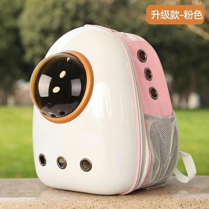 Portable cat bag Transparent outing bag Crossbody pet bag Cat handbag Pet backpack