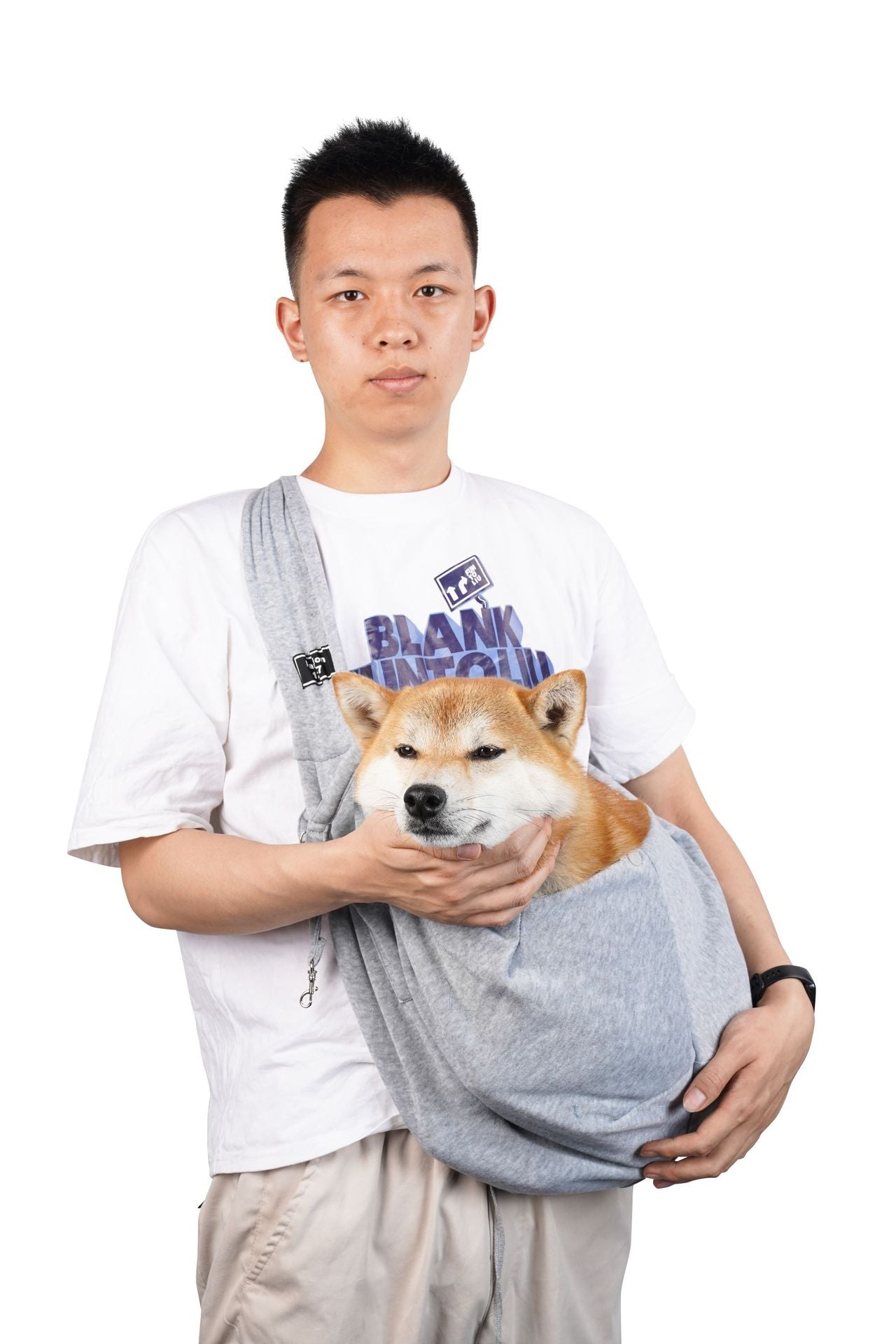 Crossbody breathable dog folding pet bag large-capacity pet supplies wholesale cross-border special for going out portable cat bag