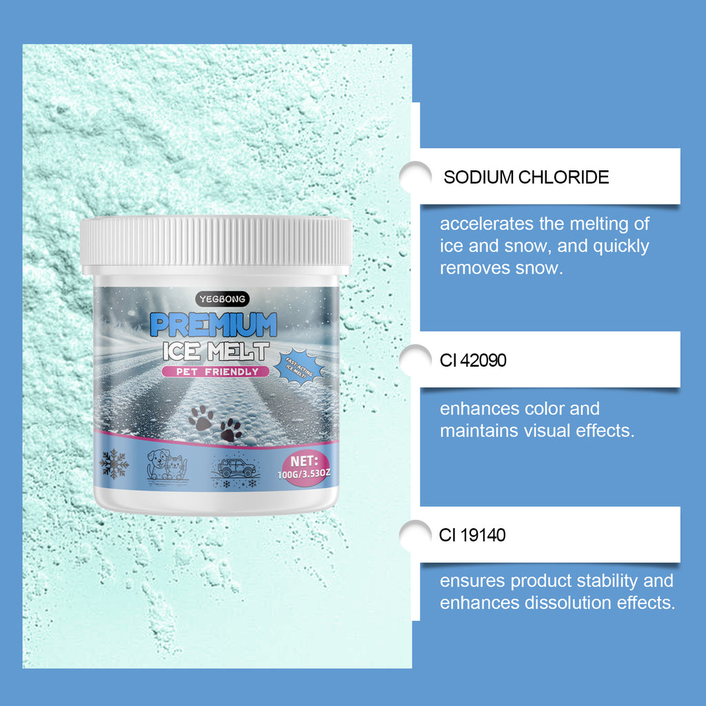 pet melting agent, cat and dog pet melting ice melting snow gentle paw pad non-slip pet winter guardian
