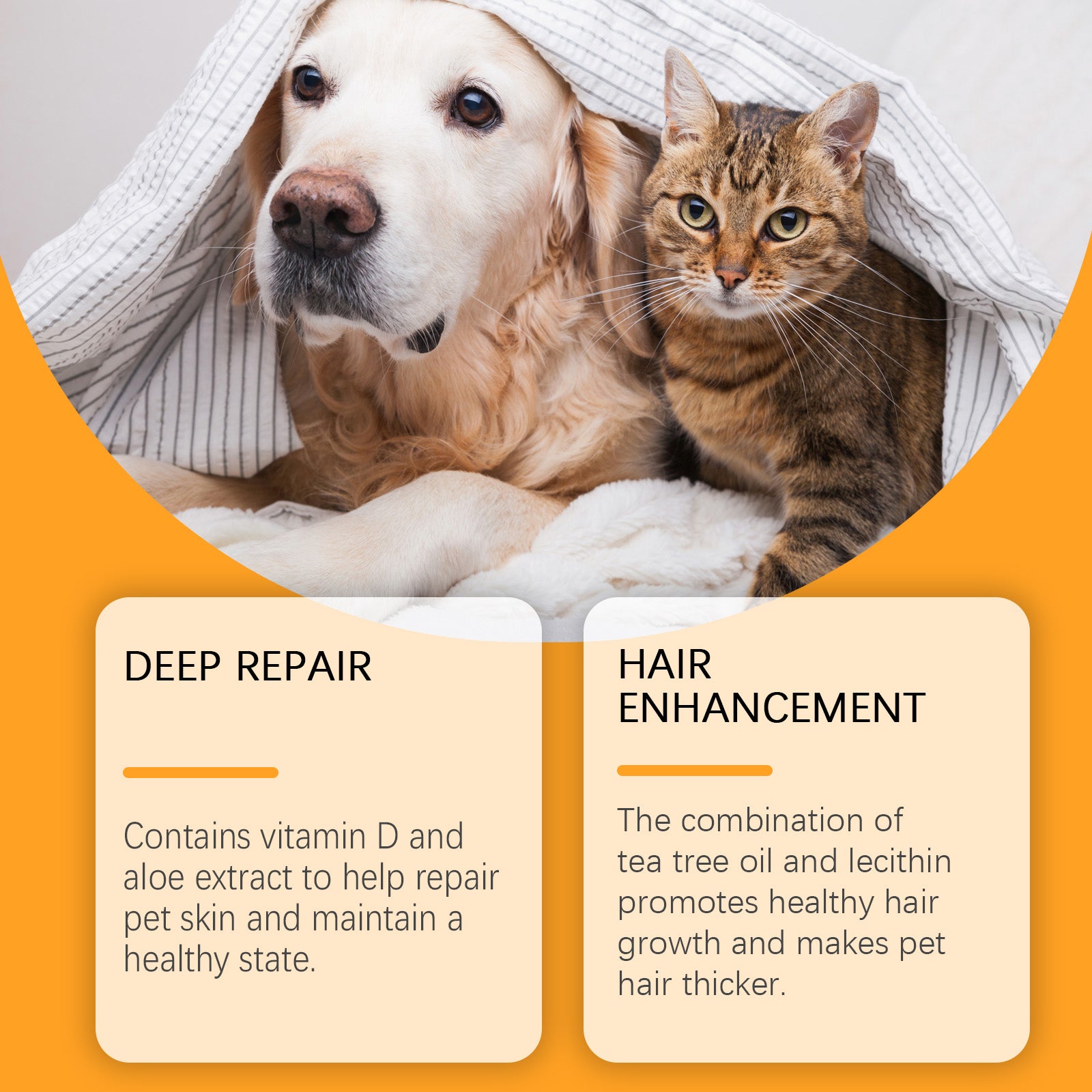 Pet Skin Repair Drops, Cat and Dog Skin Spray Hair Repair Nutrition Massage Care Agent