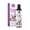 Pet lavender shampoo, gently cleans pet cat and dog hair fluffy, smooth and fragrant