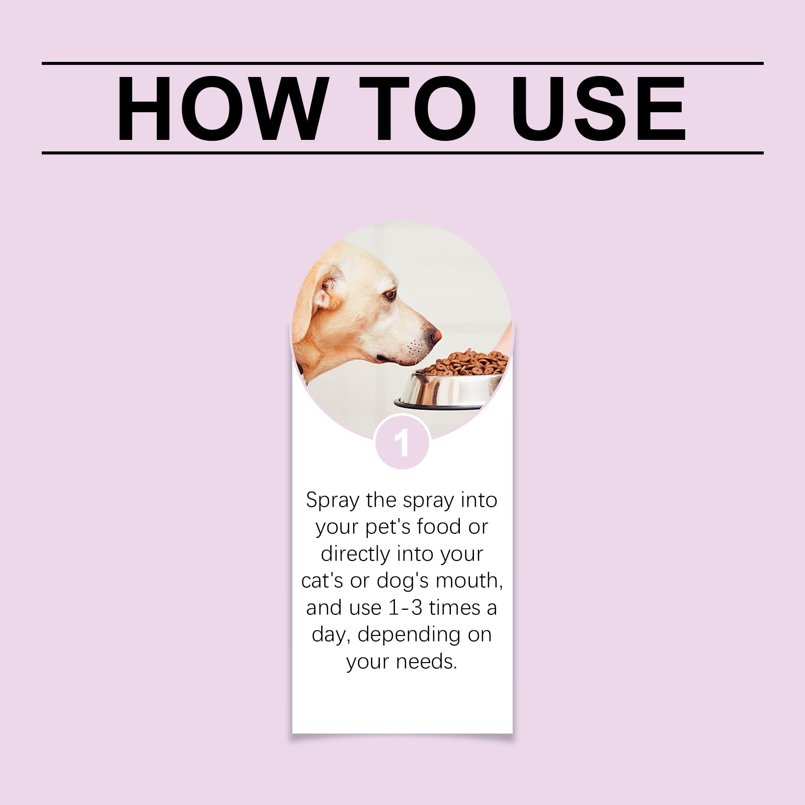 Pet tooth spray, pampering and cleaning pet oral teeth to remove tooth stains Tooth yellow care spray