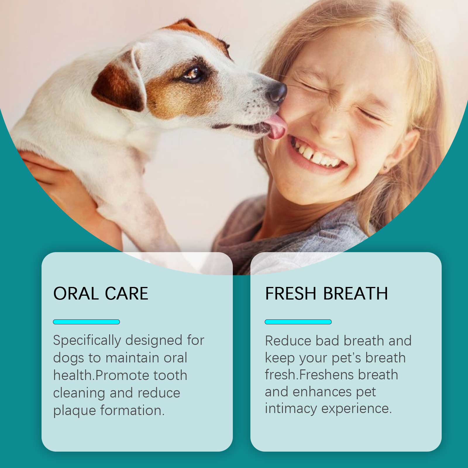 Dog mouthwash, pet care oral hygiene cleaning tartar odor dog mouthwash