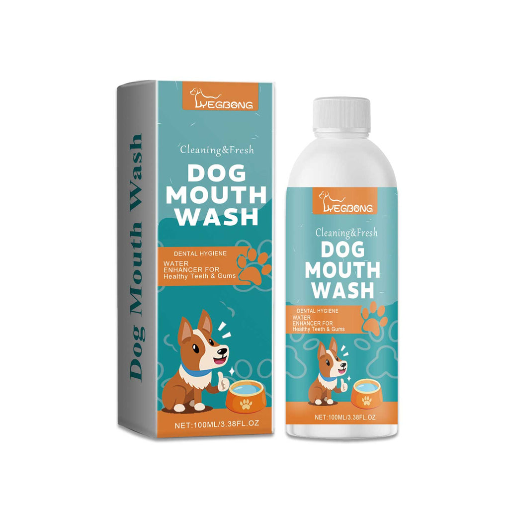 Dog mouthwash, pet care oral hygiene cleaning tartar odor dog mouthwash