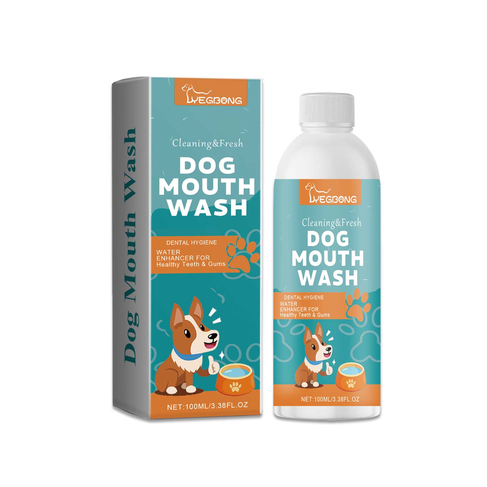 Dog mouthwash, pet care oral hygiene cleaning tartar odor dog mouthwash