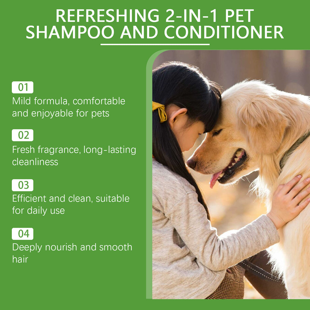 Pet wash and care two-in-one, dog and cat scented body wash, pet hair care cleaning body wash