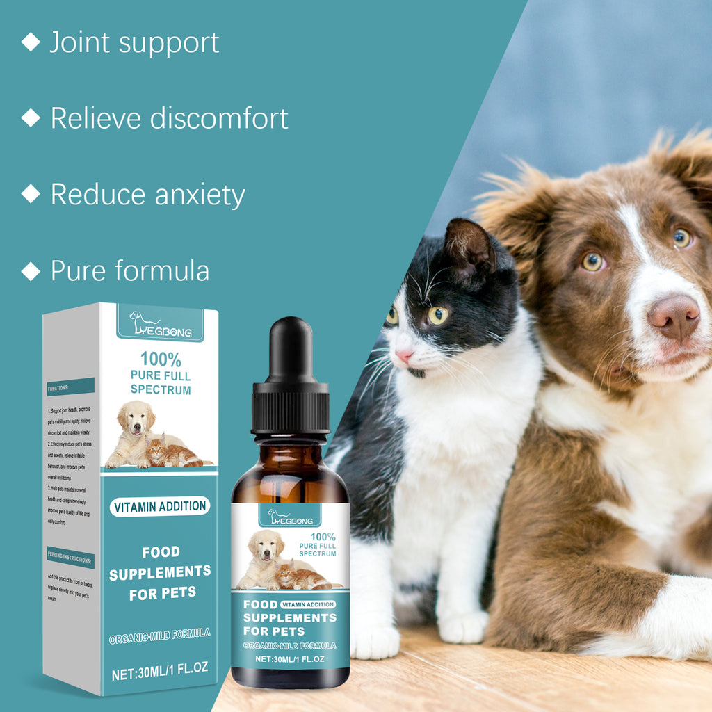 Pet food supplements to care for pets who are unwell Daily care food supplements