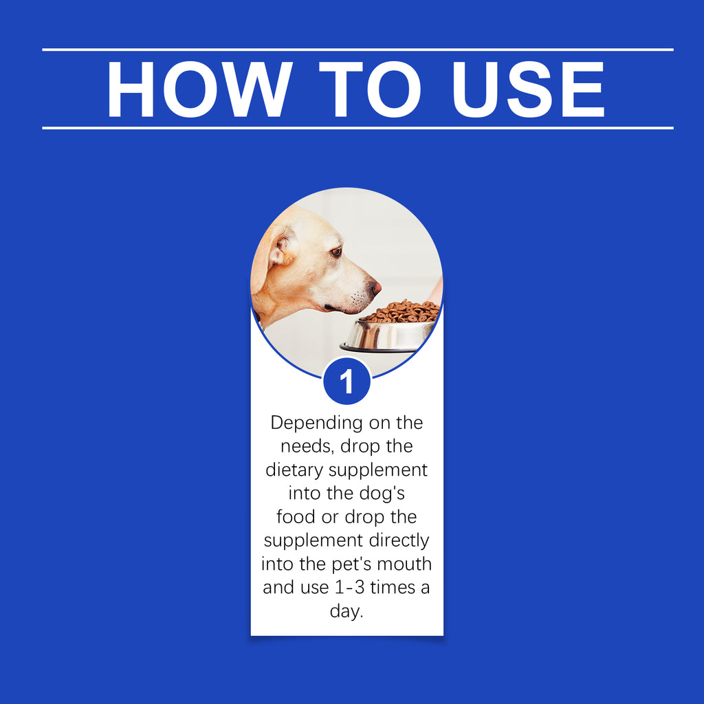 Pet dog joint supplement to improve nutrition and care for joint health Pet joint care agent