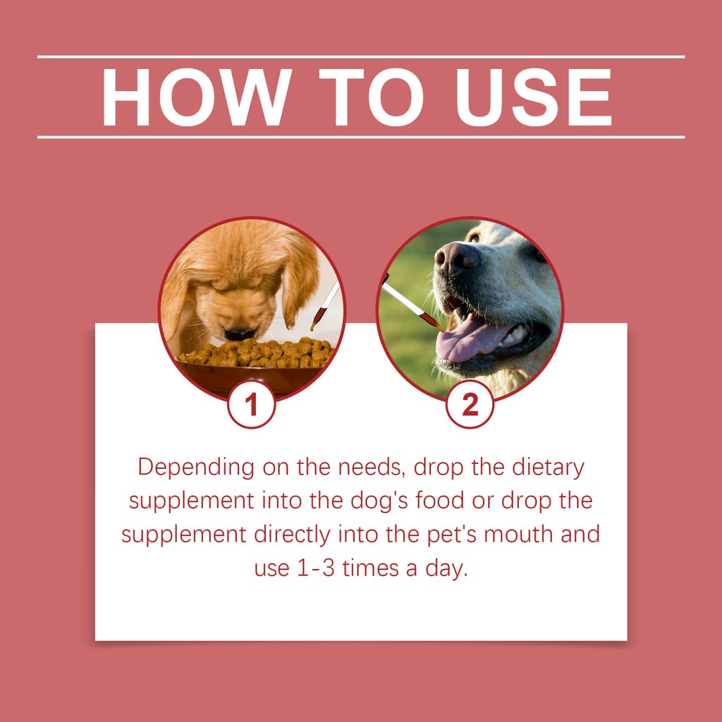 Pet Dog Syrup, Pampering Dog Gentle Ingredients Help Absorb Care Supplements