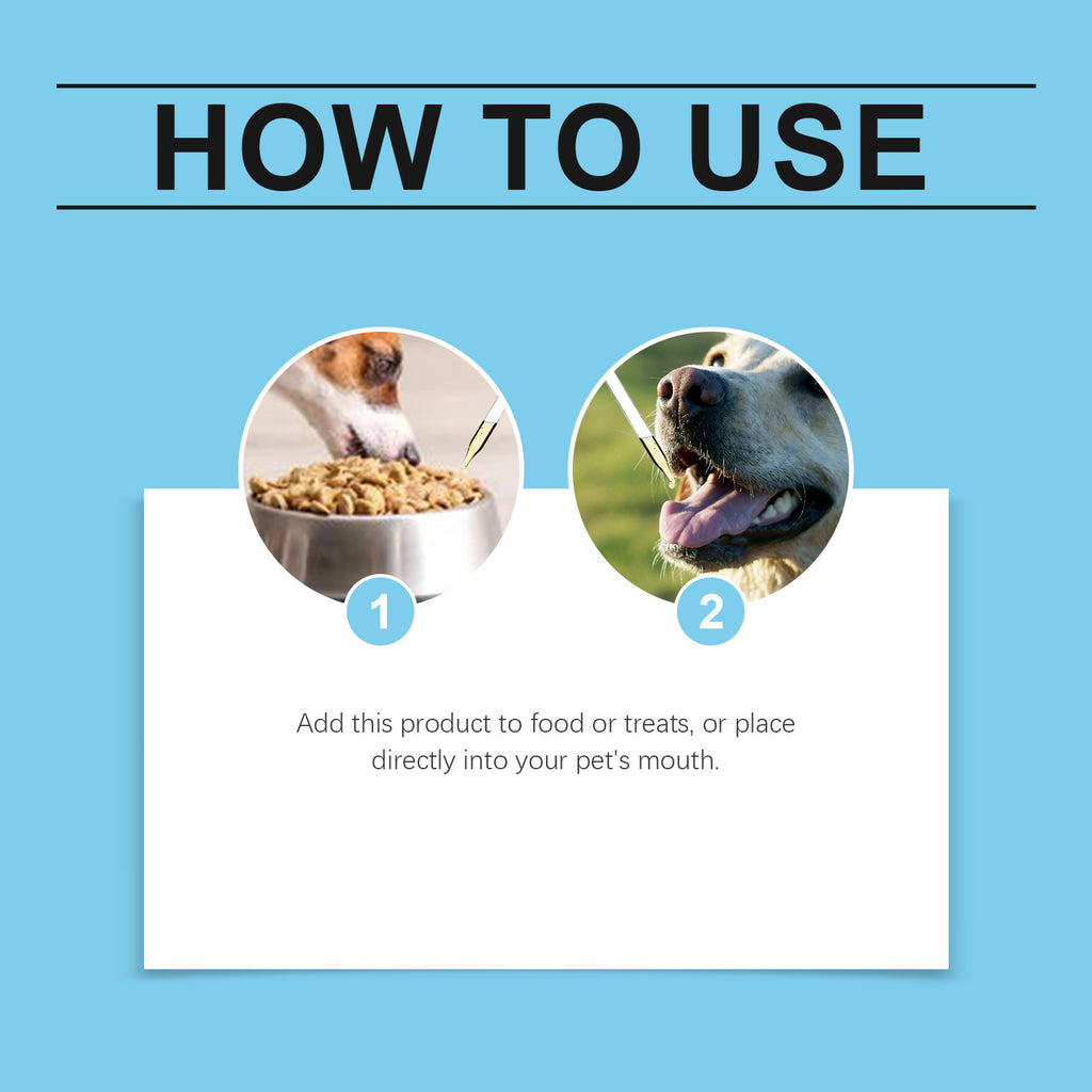 Pet Vitamin Supplement Drops to Boost Immune Vitality Health Dietary Supplement Drops