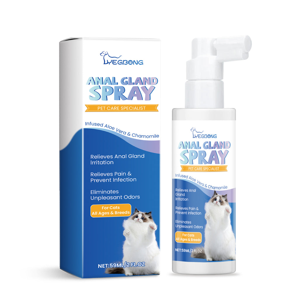 Cat anal gland odor removal spray, fresh odor removal cat post-toilet cleansing spray