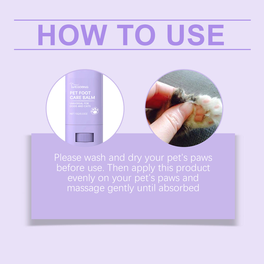 Pet Foot Care Cream, Dog Cat Paw Foot Moisturizing and Moisturizing Daily Care Cream
