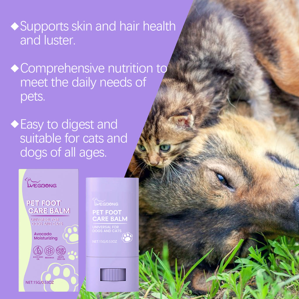 Pet Foot Care Cream, Dog Cat Paw Foot Moisturizing and Moisturizing Daily Care Cream