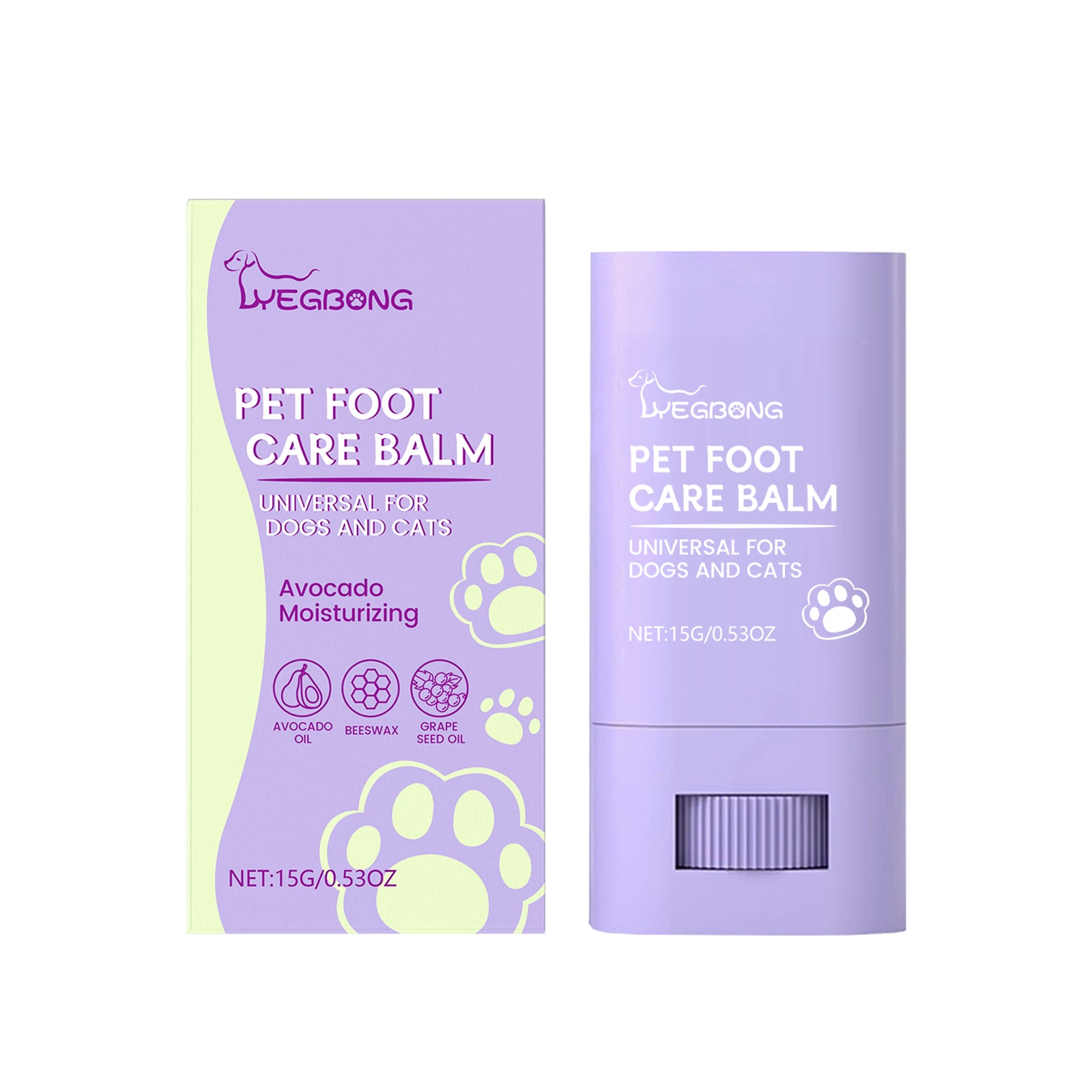 Pet Foot Care Cream, Dog Cat Paw Foot Moisturizing and Moisturizing Daily Care Cream