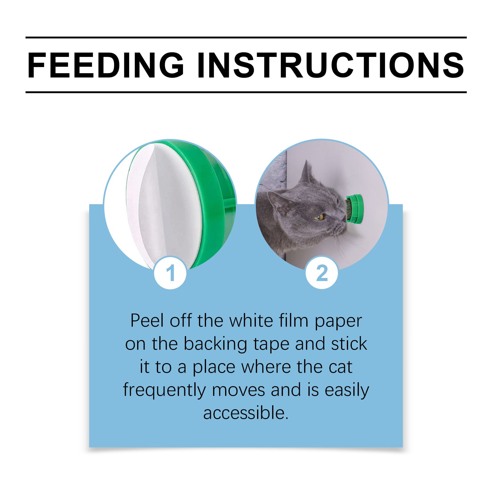 Mint flavored spinning cat ball toy, chewing toy tooth cleaning care spinning mint ball