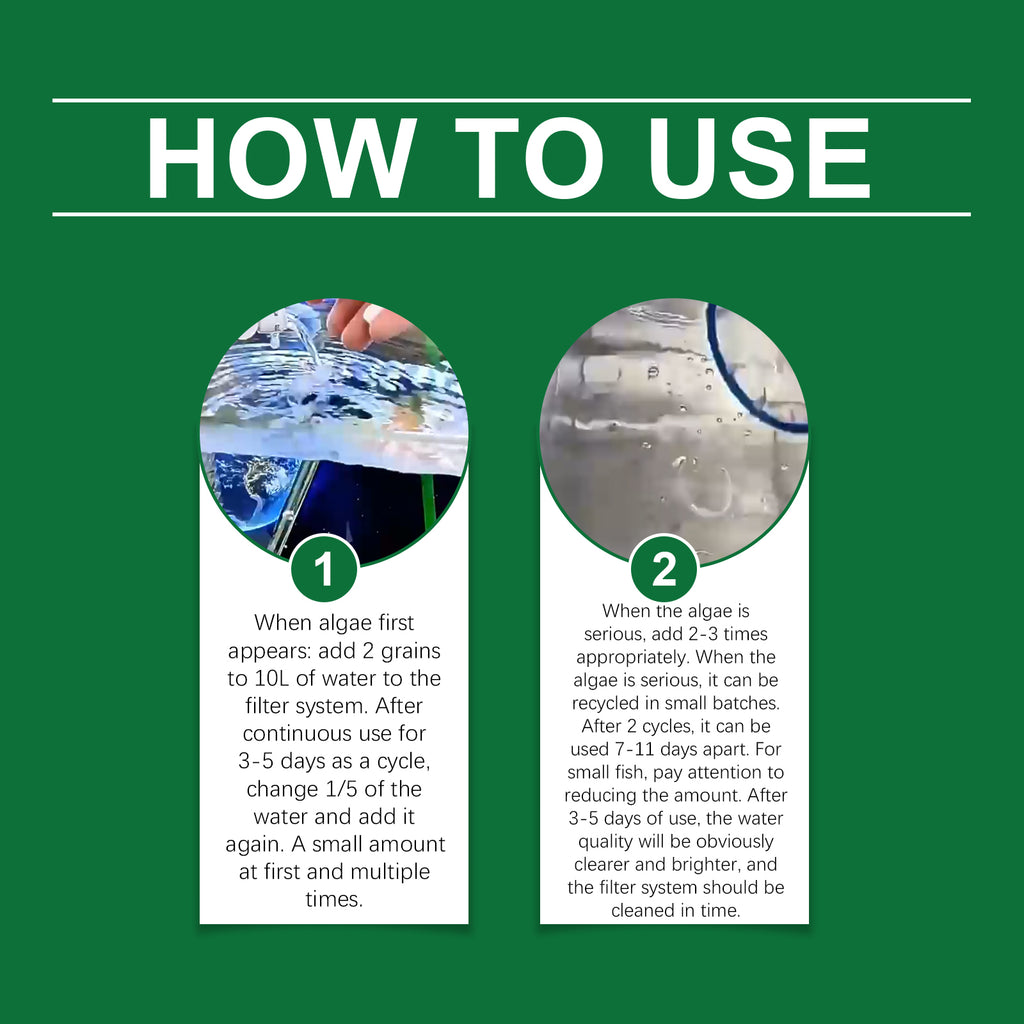 Fish tank water purification tablets, special for water quality cleaning, deodorization, algae removal, stains, sludge, clear fish pond