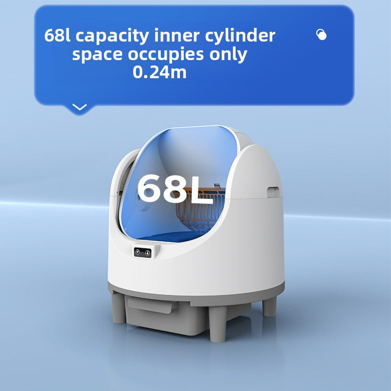 Fully automatic cat litter box, large space intelligent shit shoveling machine, fully enclosed deodorization and sterilization cat toilet